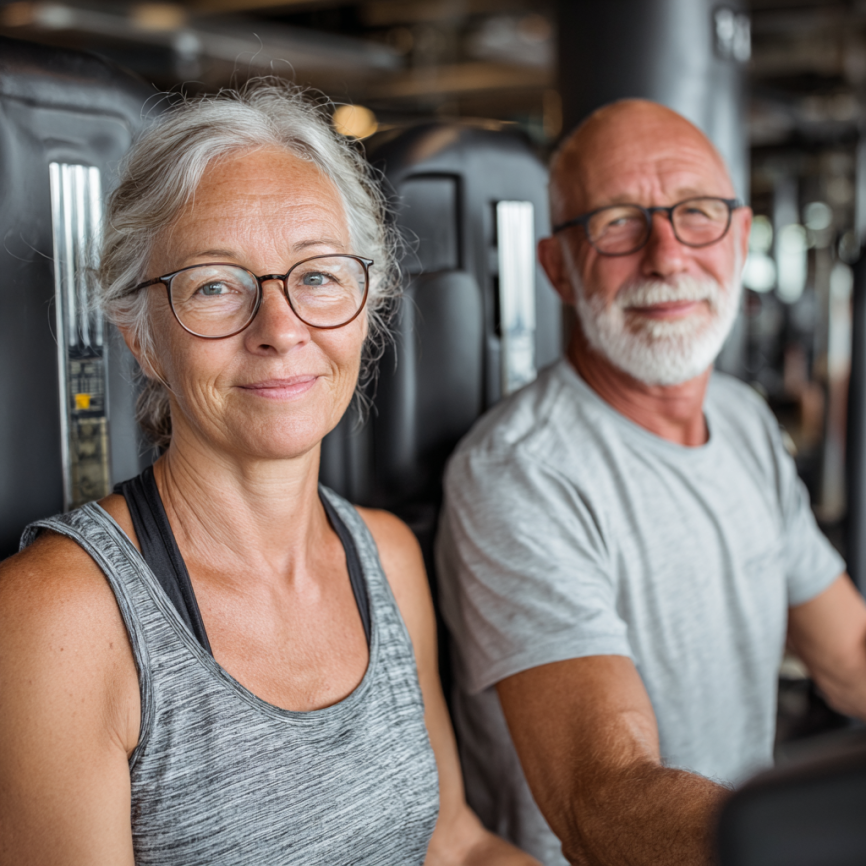 Групові заняття йогою для зрілих людей
